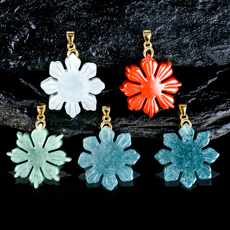 Necklaces - Collar con colgante de girasol de