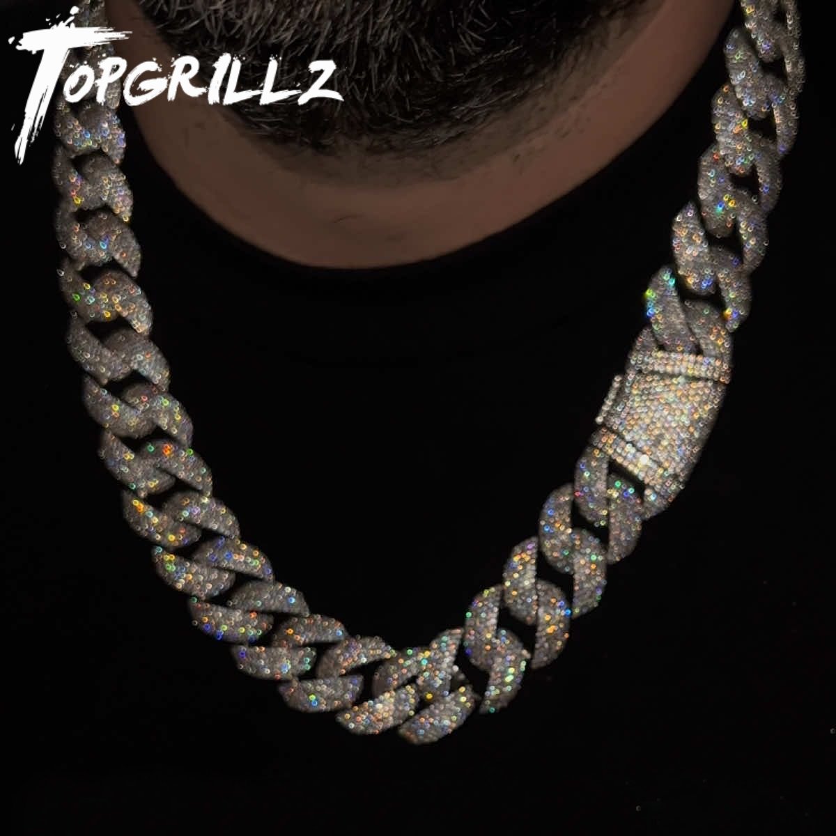 Cuban Link Chain 12Mm - Collar de Cadena Cubana TOPGRILLZ de
