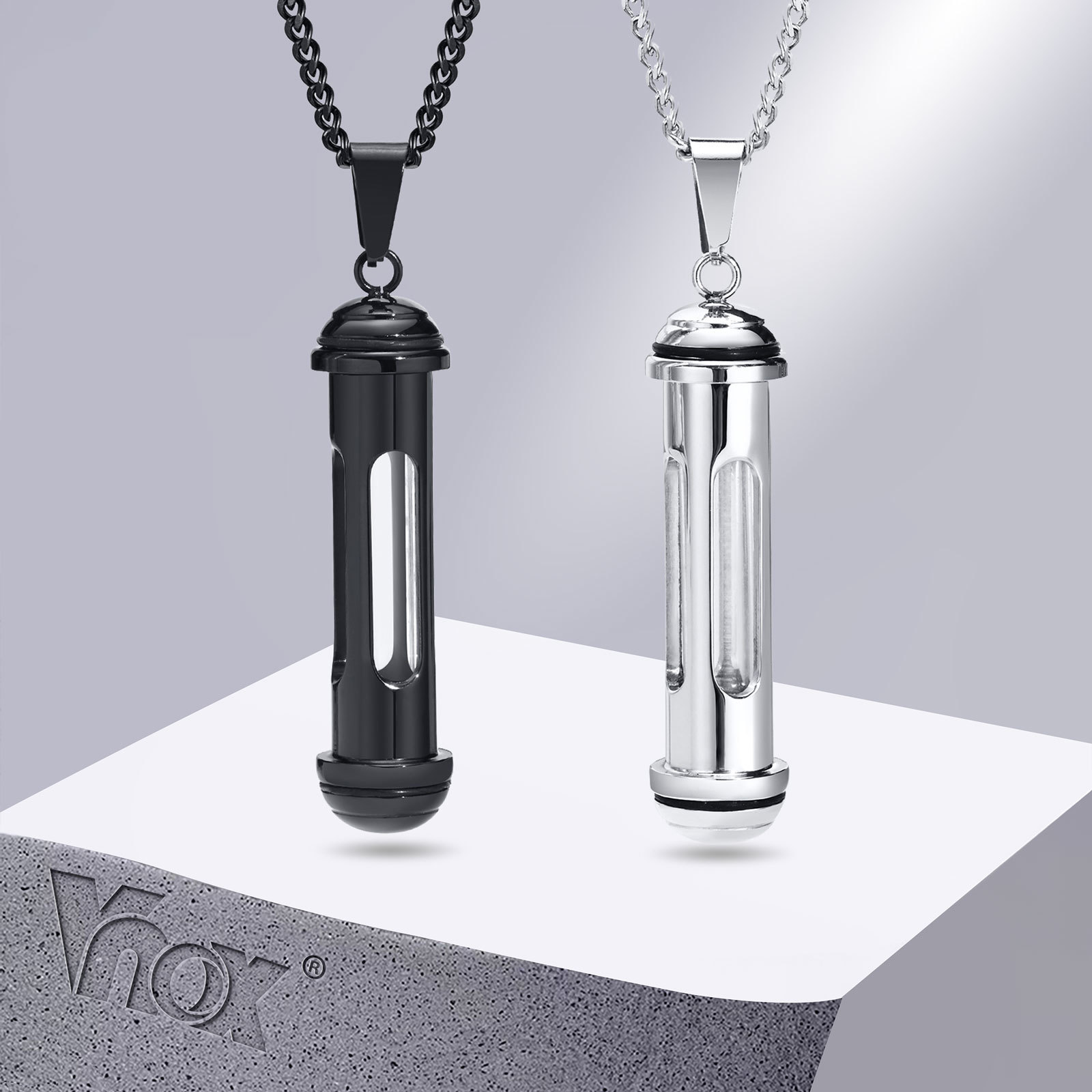 Cuban Link Chain 12Mm - Vnox Collares de acero inoxidable para