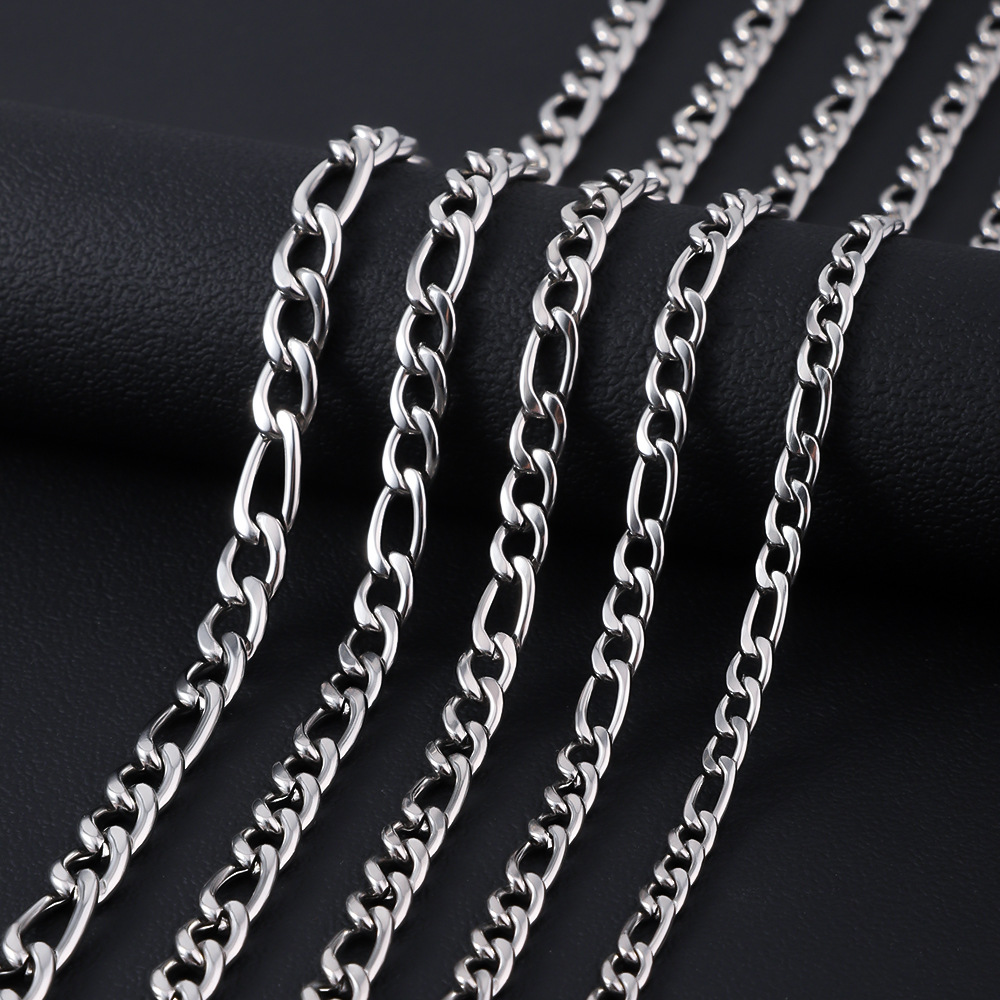 Cuban Link Chain 12Mm - Cadena Figaro de acero inoxidable 316L