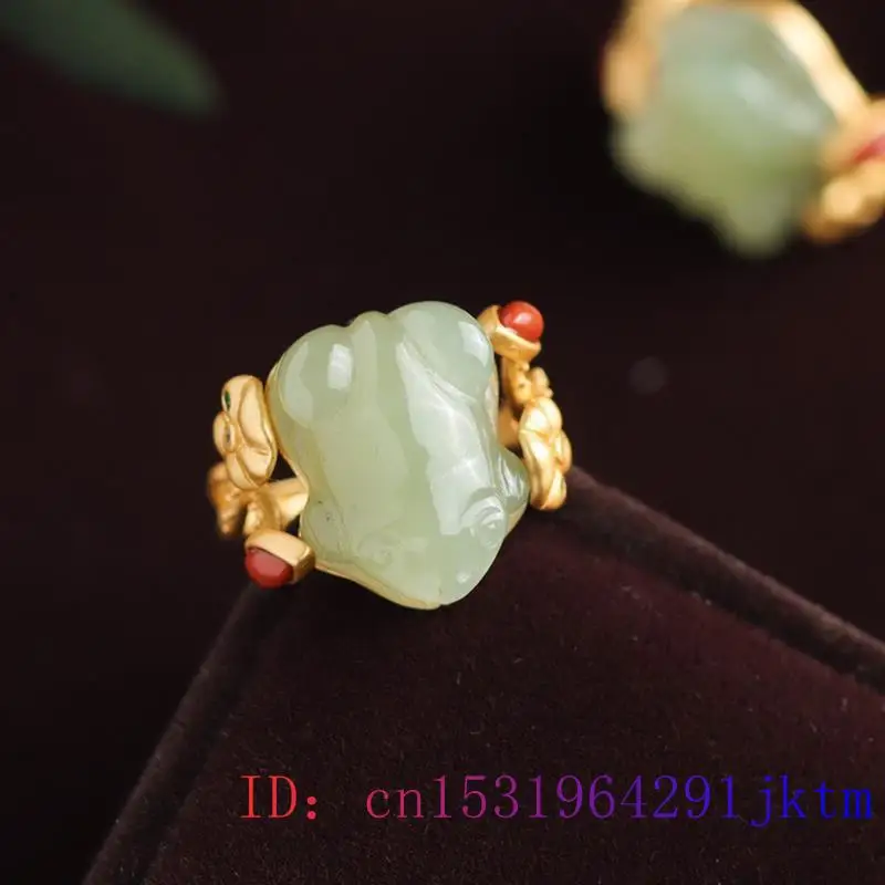 Anillos de rana de Jade verde  - Rings reseña y precio