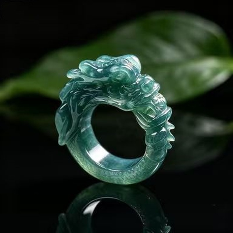 Anillo de jadeíta de calidad s - Rings reseña y precio