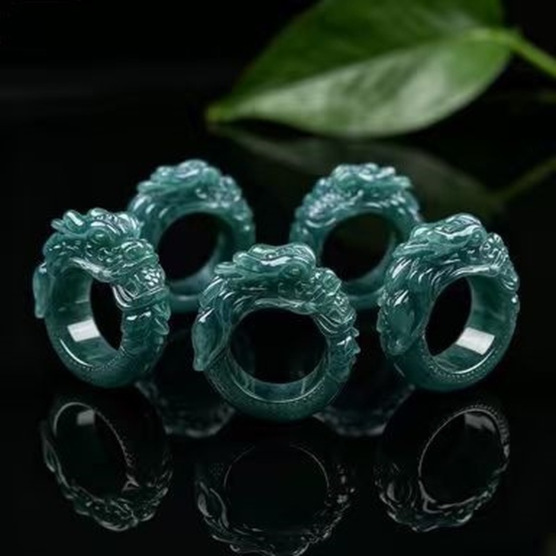Anillo de jadeíta de calidad s - Rings reseña y precio
