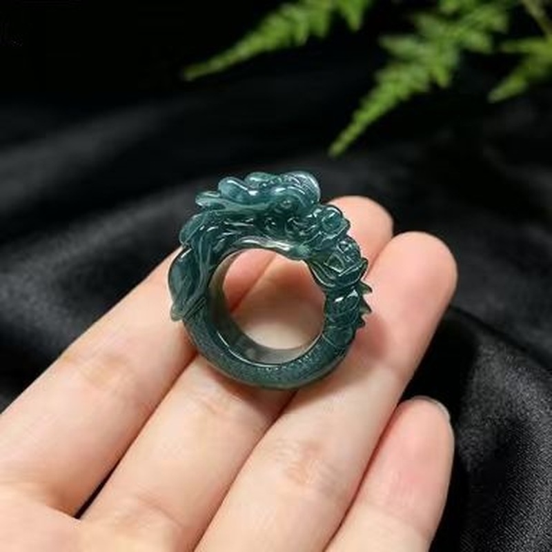 Anillo de jadeíta de calidad s - Rings reseña y precio