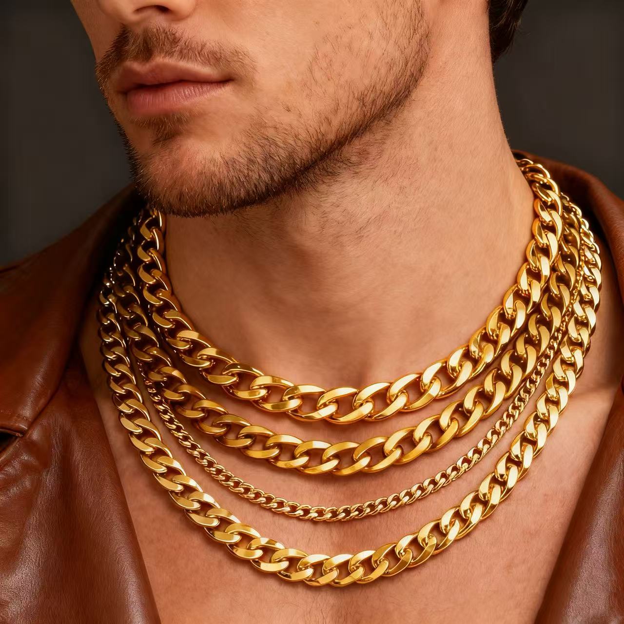 Collar de cadena cubana de ace - Cuban Link Chain 12Mm reseña y precio