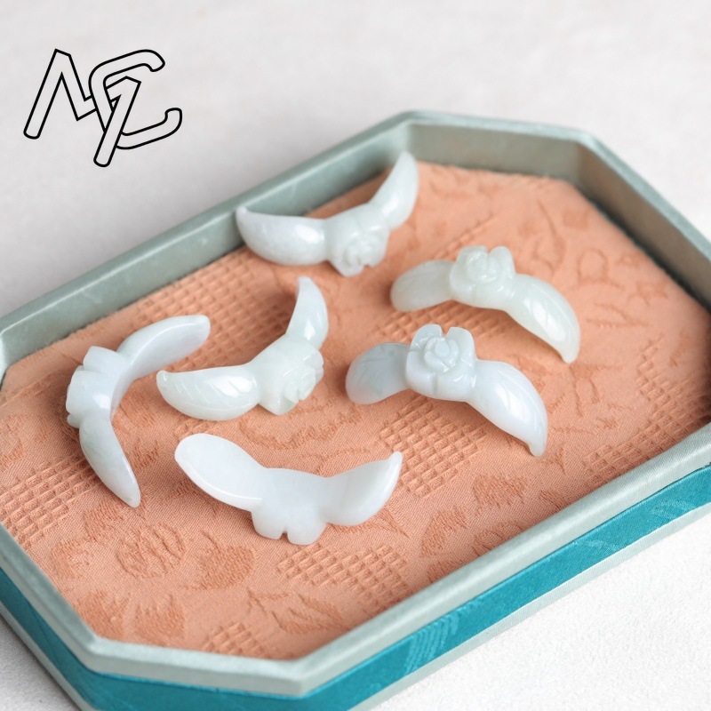 2 piezas de jadeíta blanca nat - Bracelets reseña y precio