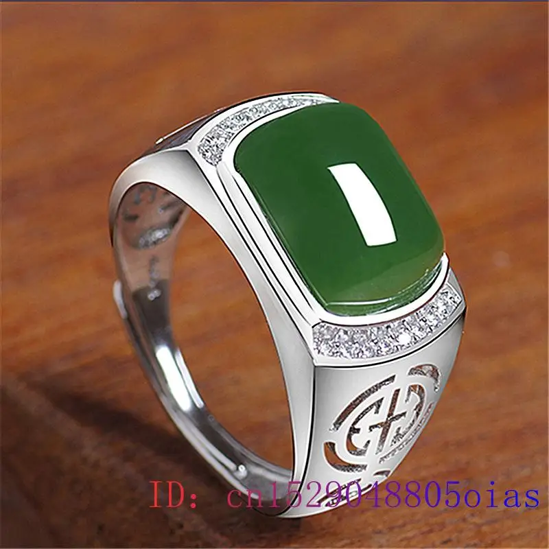 Anillo de Jade VERDE, regalos, - Rings reseña y precio