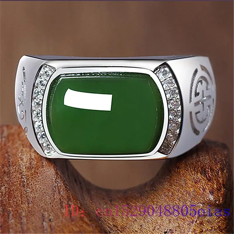 Anillo de Jade VERDE, regalos, - Rings reseña y precio