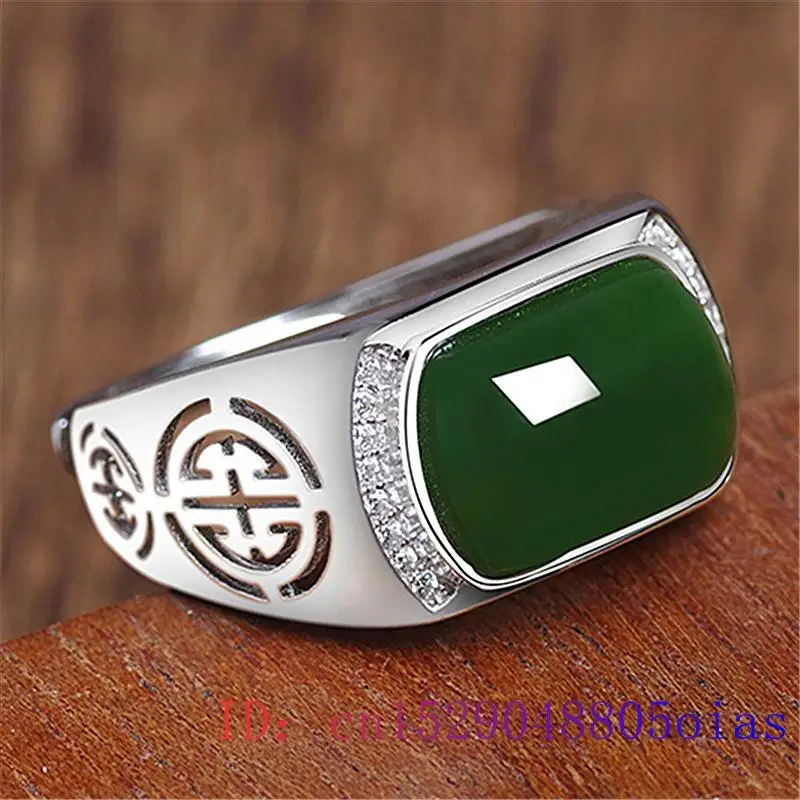 Anillo de Jade VERDE, regalos, - Rings reseña y precio