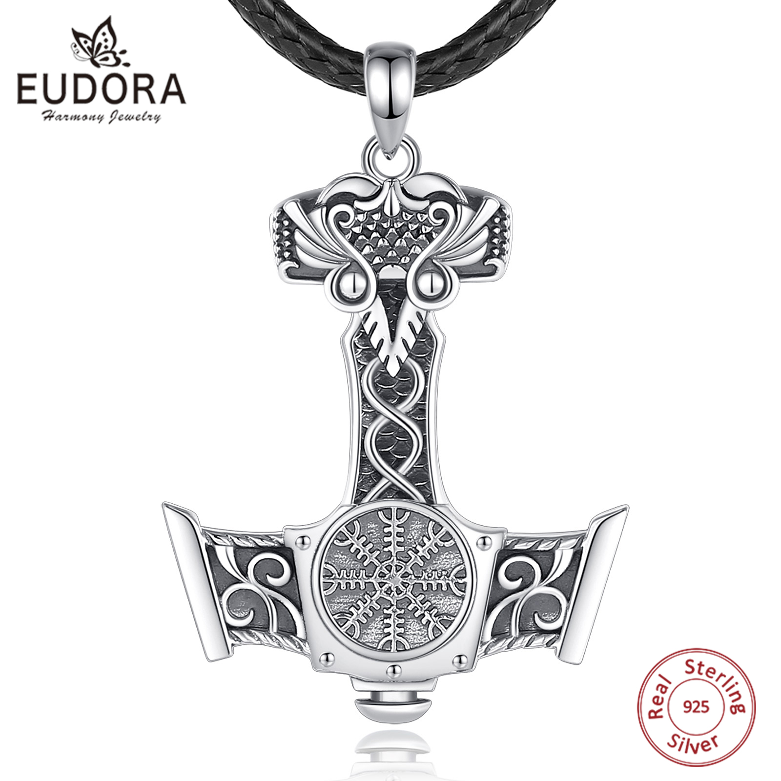 Eudora-collar de plata de ley  - 925 Sterling Silver Chain Necklace Men reseña y precio