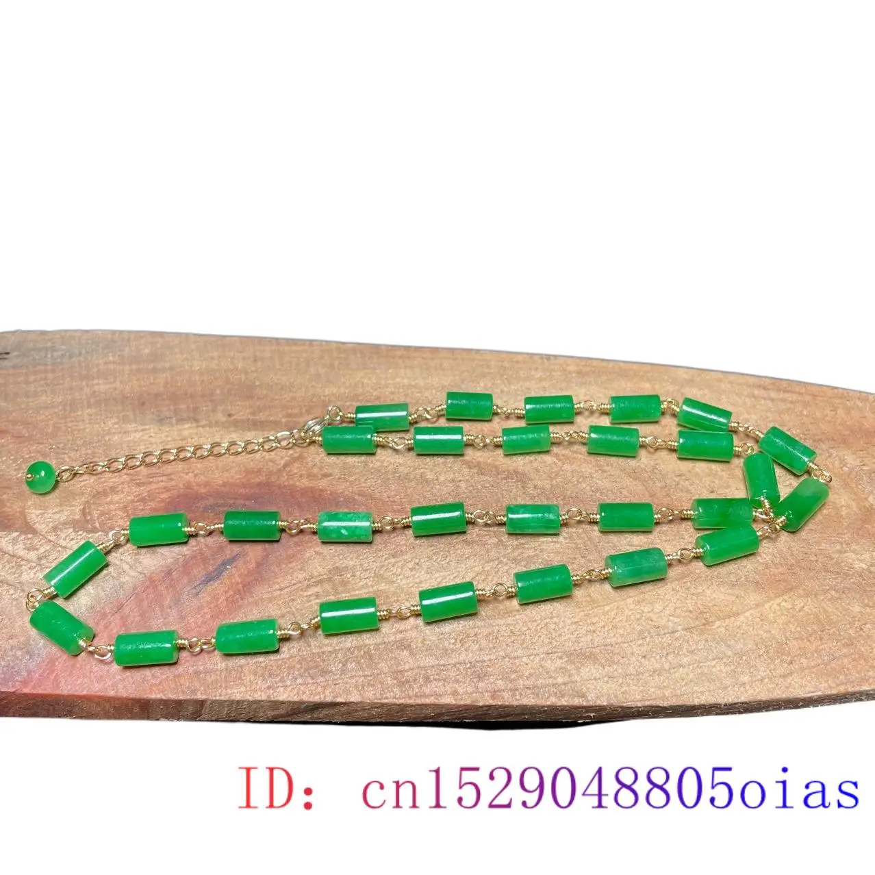 Collar de cuentas de Jade VERD - Necklaces reseña y precio