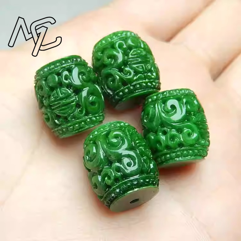 5 cuentas talladas de Jade VER - Bracelets reseña y precio