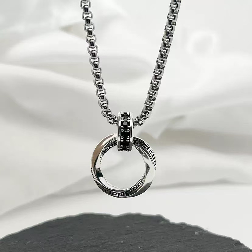 Nuevo collar de plata de ley 9 - 925 Sterling Silver Chain Necklace Men reseña y precio