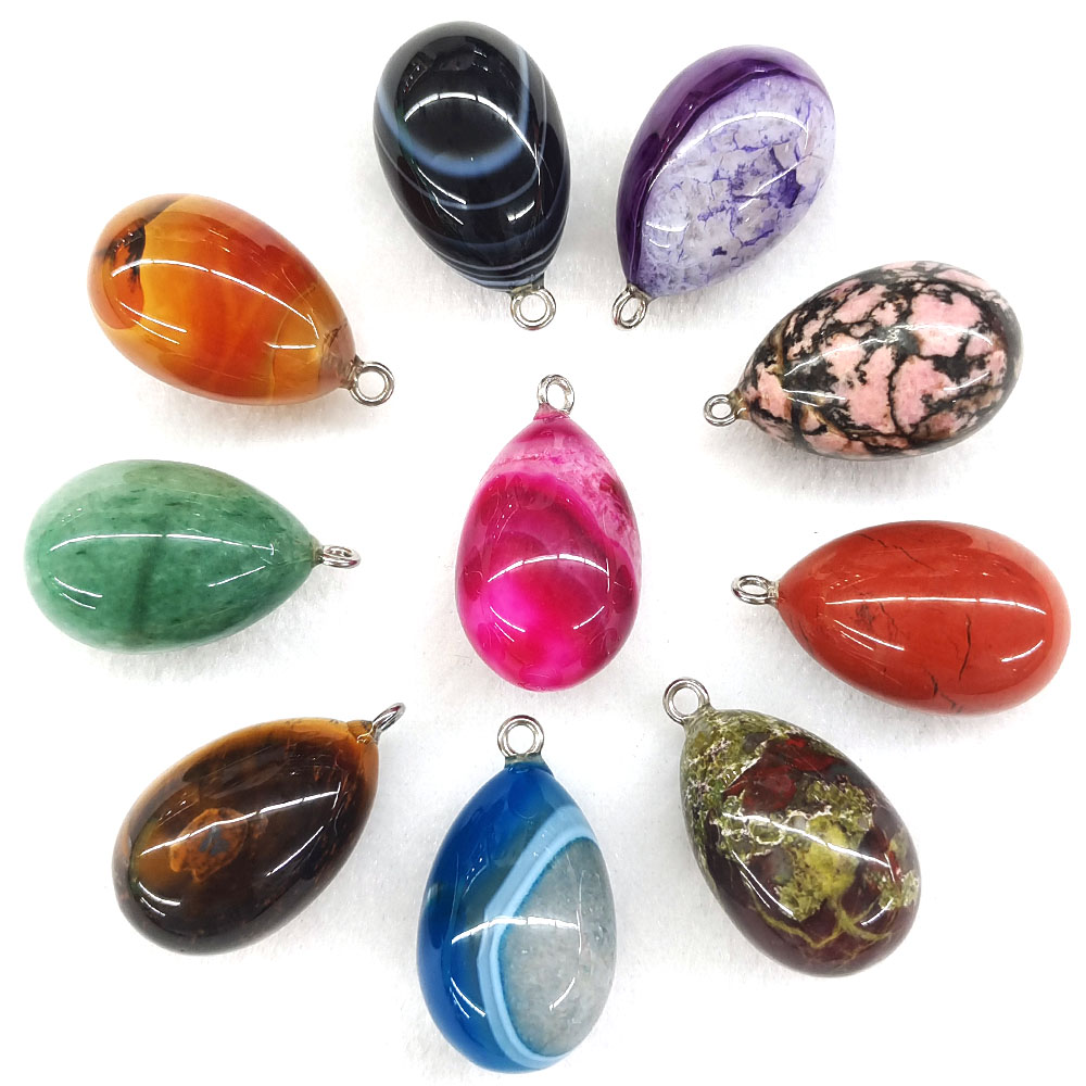 Colgante de piedra natural con - Crystal Pendant Necklace Natural Stone reseña y precio