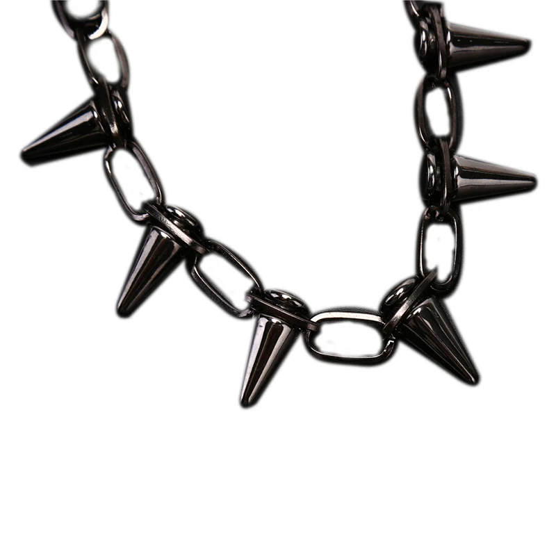 Collar con cuello de cuero, es - Goth Punk Spike Choker reseña y precio