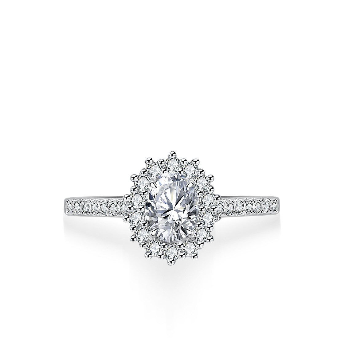 Anillo de moissanita alienígen - Moissanite Engagement Ring 1 Carat reseña y precio