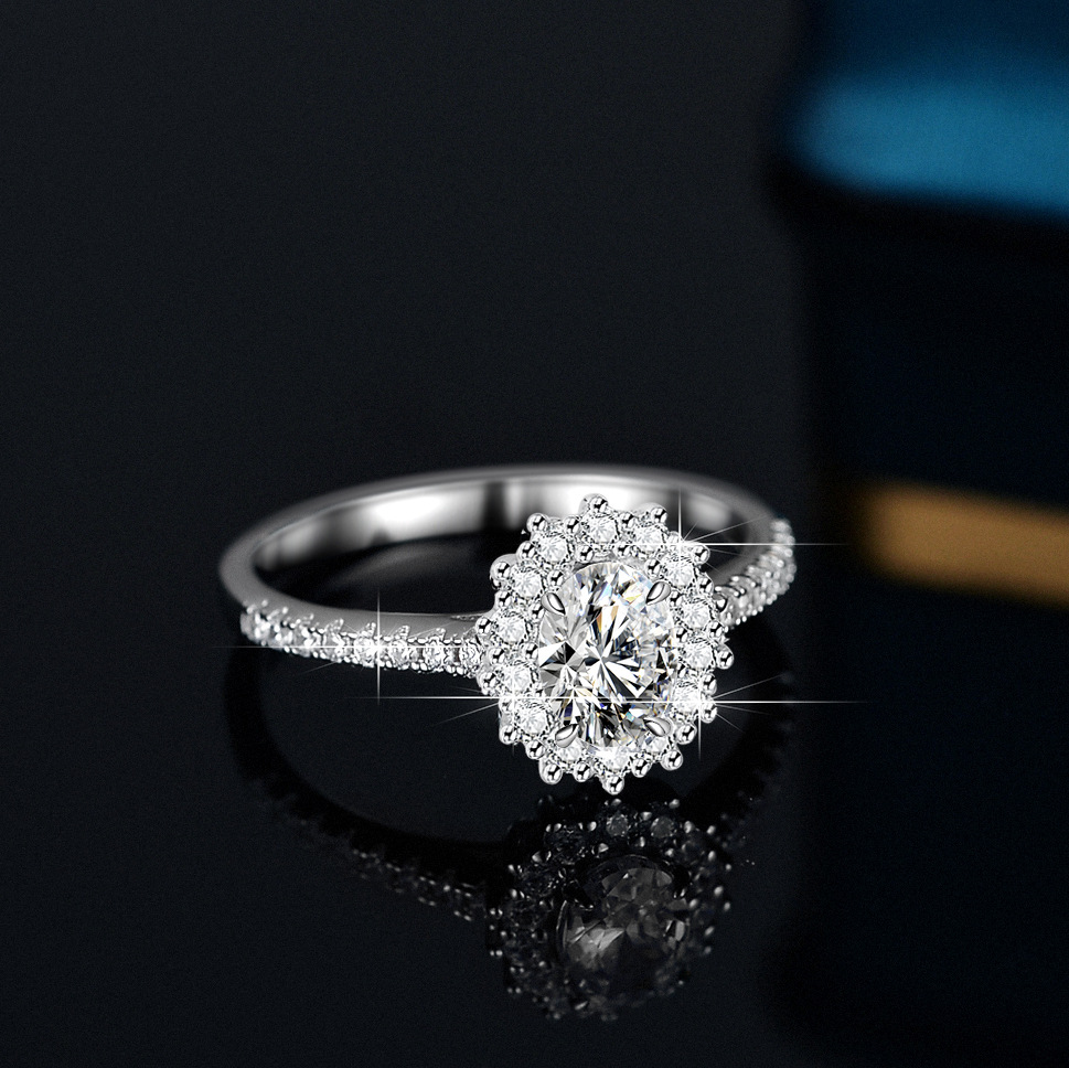 Anillo de moissanita alienígen - Moissanite Engagement Ring 1 Carat reseña y precio