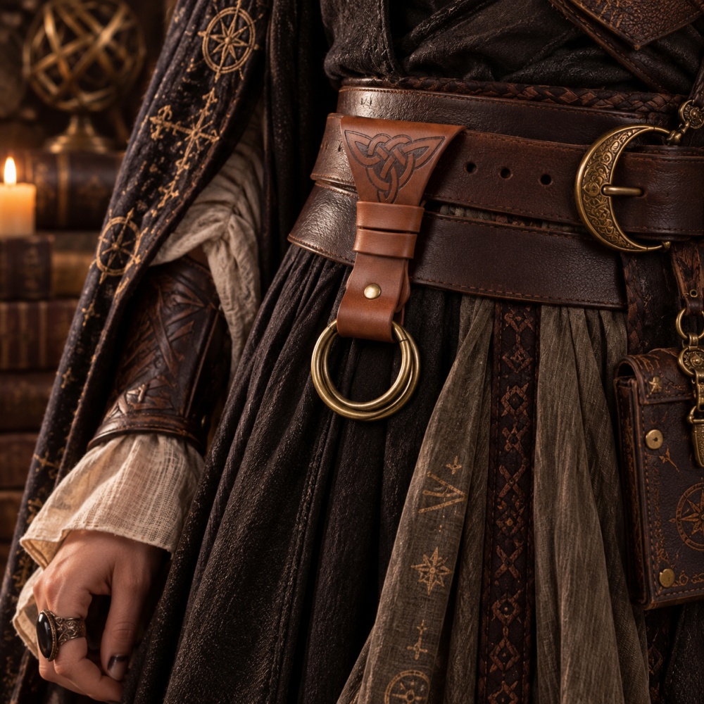 Falda medieval de cuero sintét - Rings reseña y precio