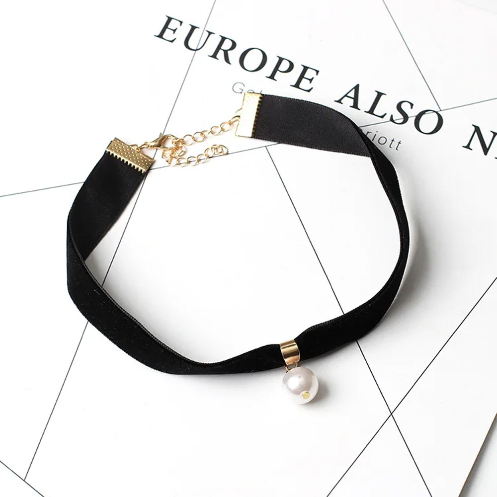 Gargantilla Sencilla Vintage c - Pearl Choker Necklace Vintage reseña y precio