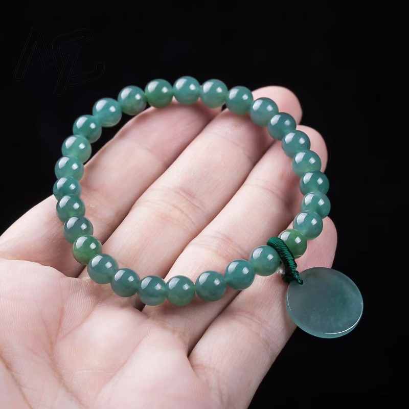 Pulsera de Jadeíta Natural Azu - Bracelets reseña y precio