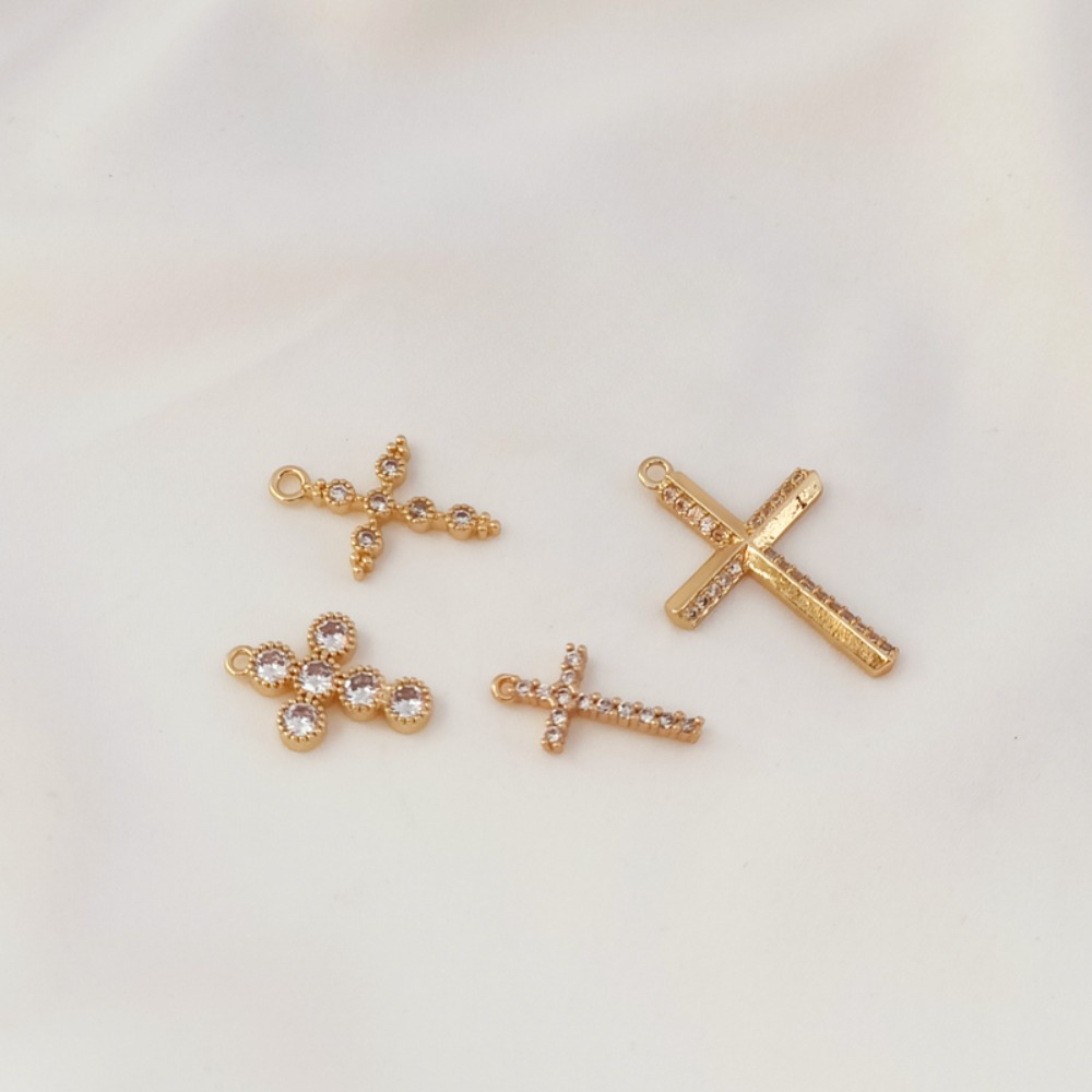 Pulsera con colgante de cruz d - Cross Pendant Necklace Gold reseña y precio