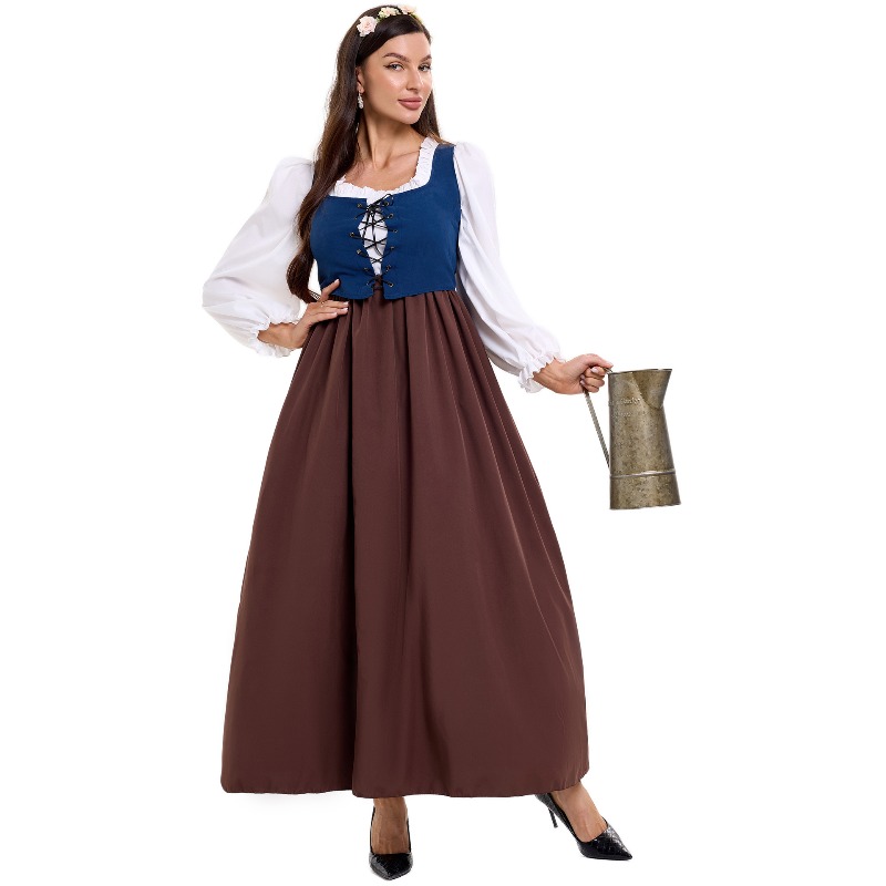 Traje de campesina vintage par - Necklaces reseña y precio