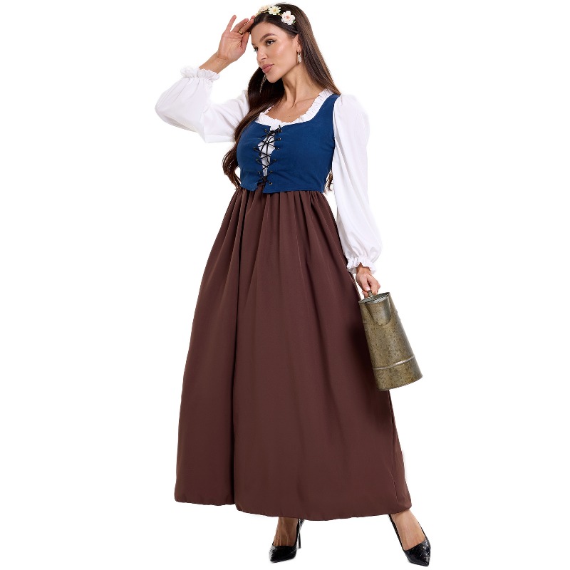 Traje de campesina vintage par - Necklaces reseña y precio