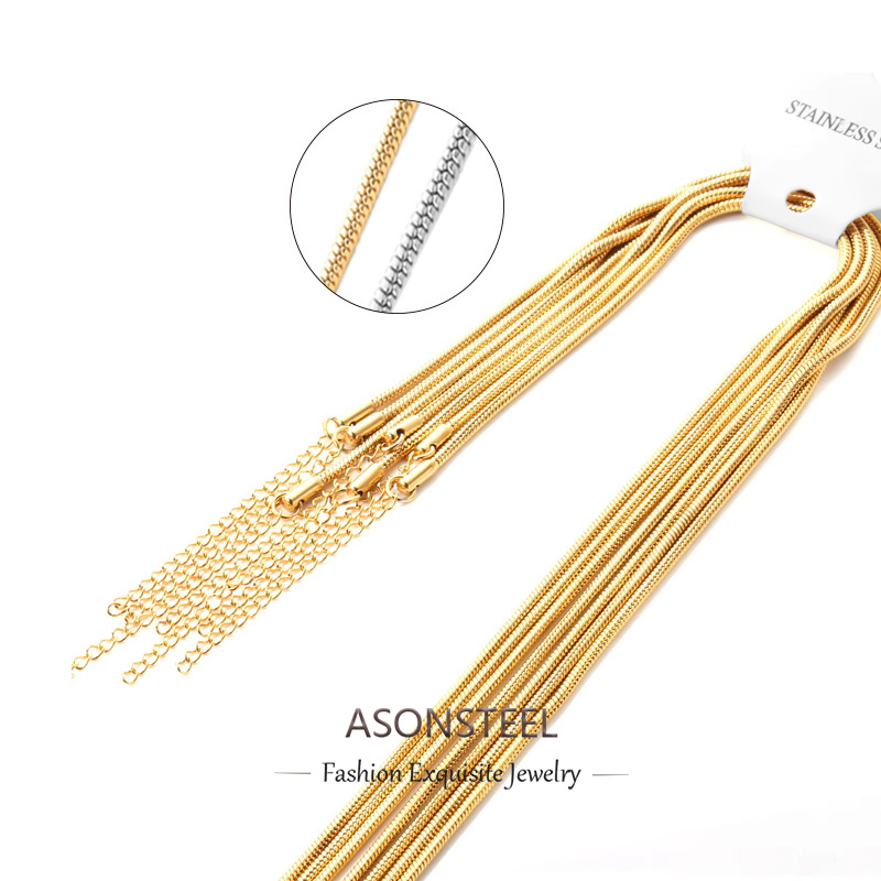 ASONSTEEL 10 unids/lote collar - Cuban Link Chain 12Mm reseña y precio