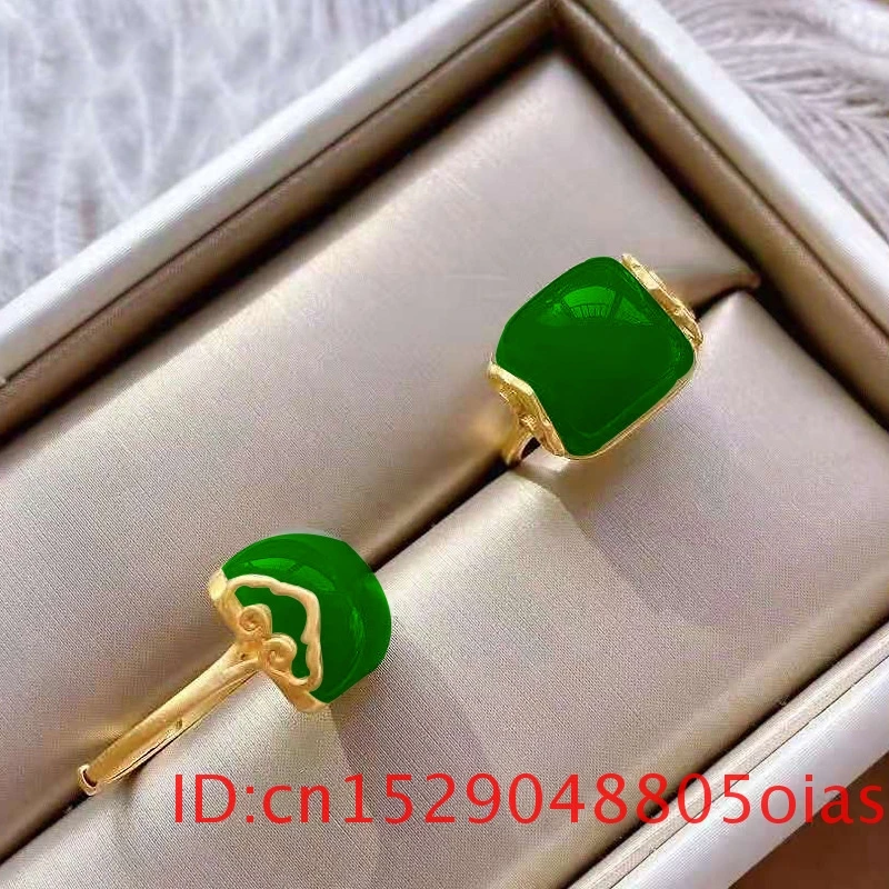 Anillo de Jade Natural Hetian, - Rings reseña y precio